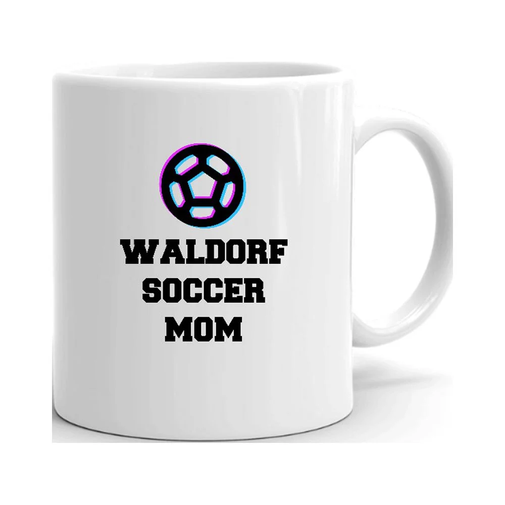 Tri Icon Waldorf Soccer Mom Ceramic Dishwasher And Microwave Safe Mug By Undefined Gifts