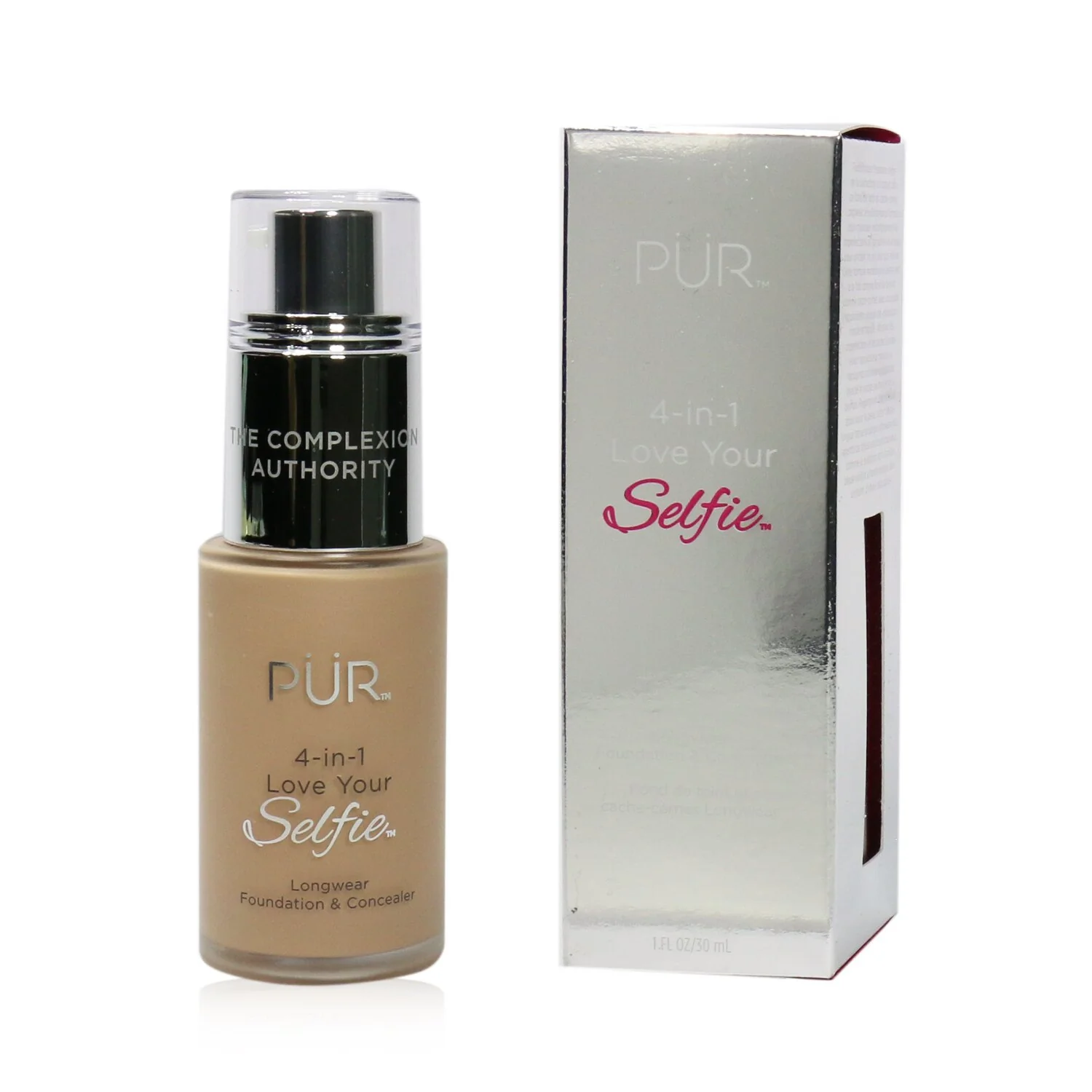 PUR (PurMinerals) 4 in 1 Love Your Selfie Longwear Foundation & Concealer - #TP2 Warm Nude (Light Tan Skin With Pink Undertones)  30ml/1oz