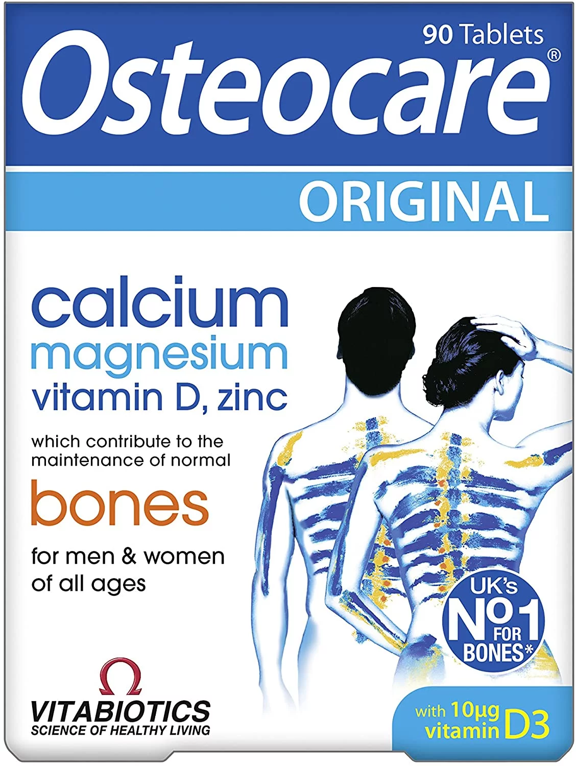 Vitabiotics Osteocare 90 Tablets For All Genders