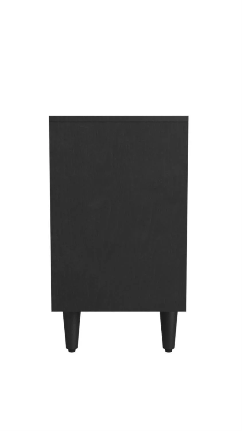 Powell Kade Mango Wood Console Table With Black Finish D1450A21