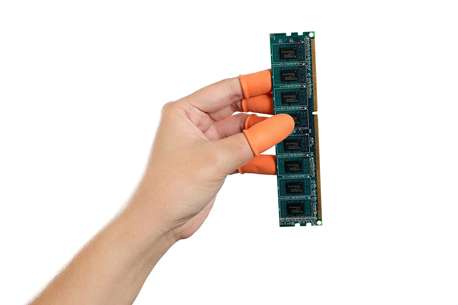 Finger Cots, Industrial Grade, 14 mil Thick, Large (Pack of 300 pcs.)