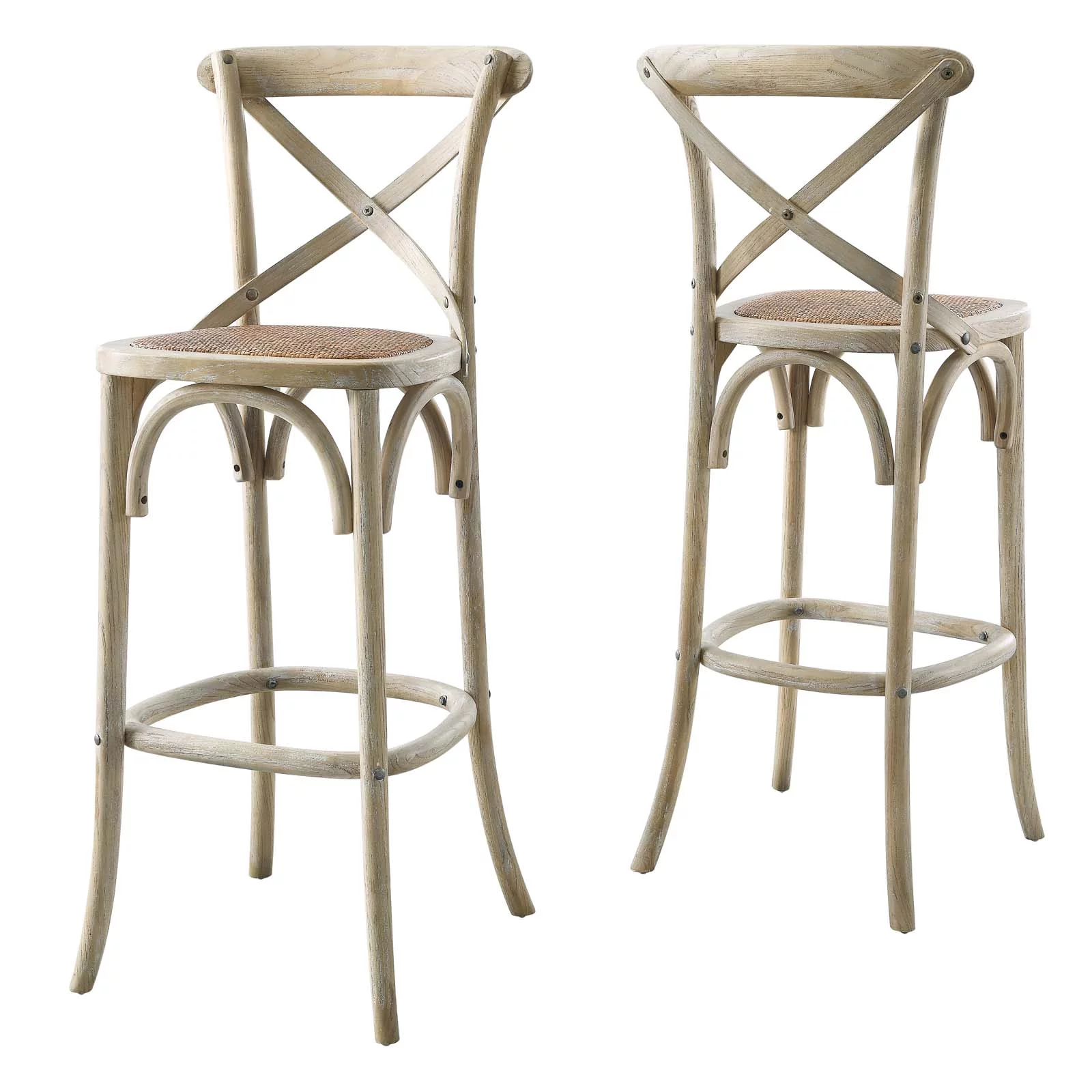 Modway Gear Bar Stool in Gray