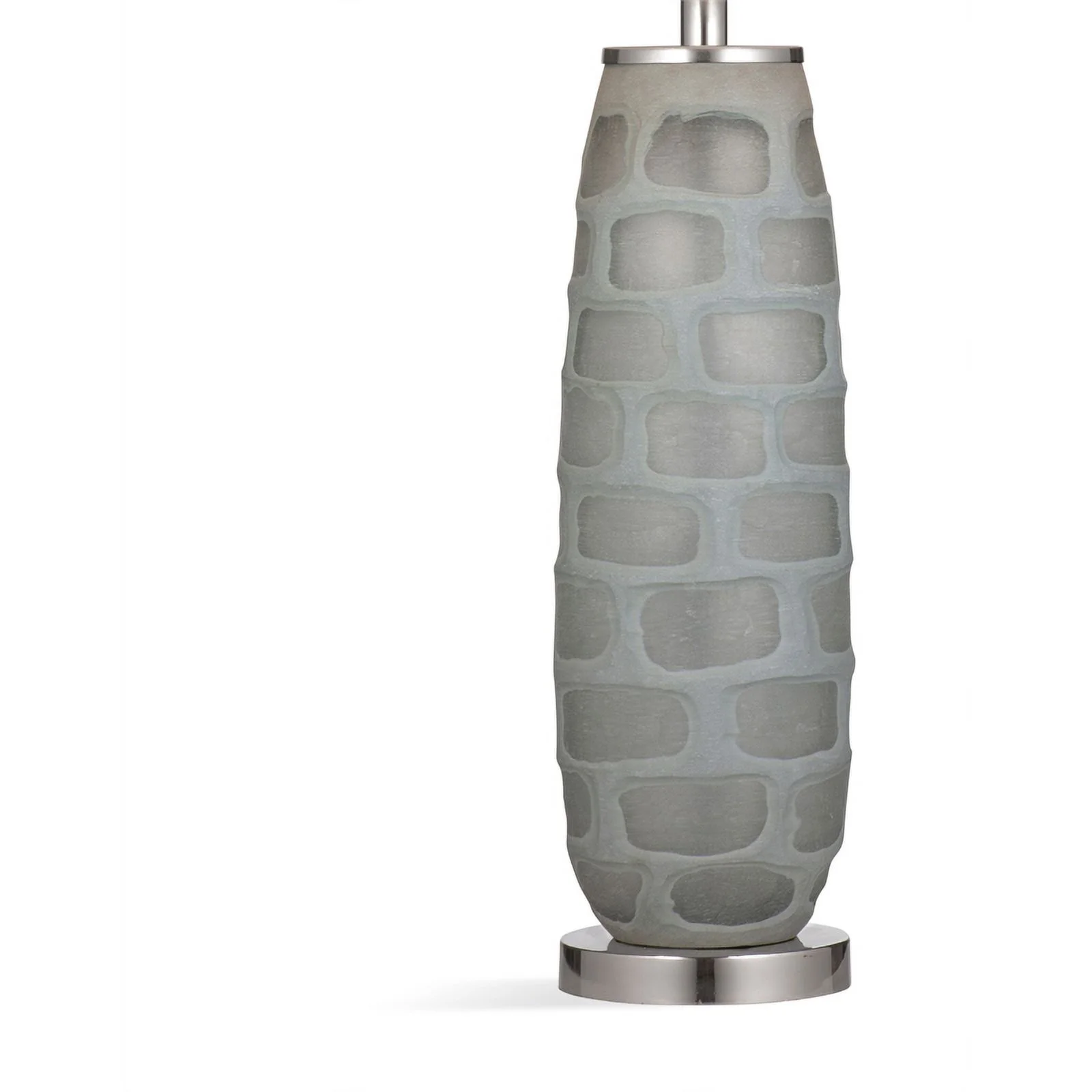DePau Table Lamp in Gray Glass