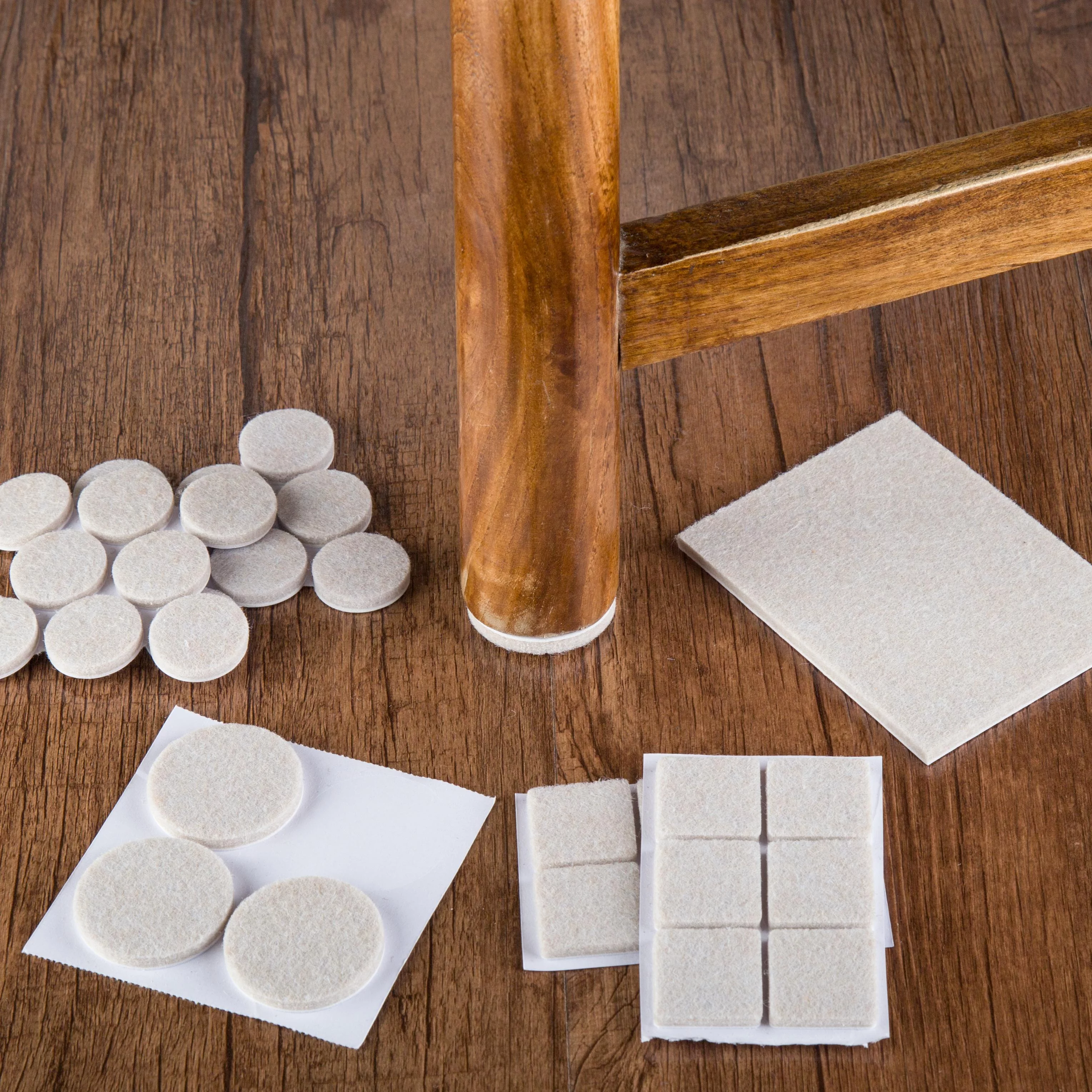 MinnARK Premium Felt Furniture Pads - 333 Pc - Oatmeal