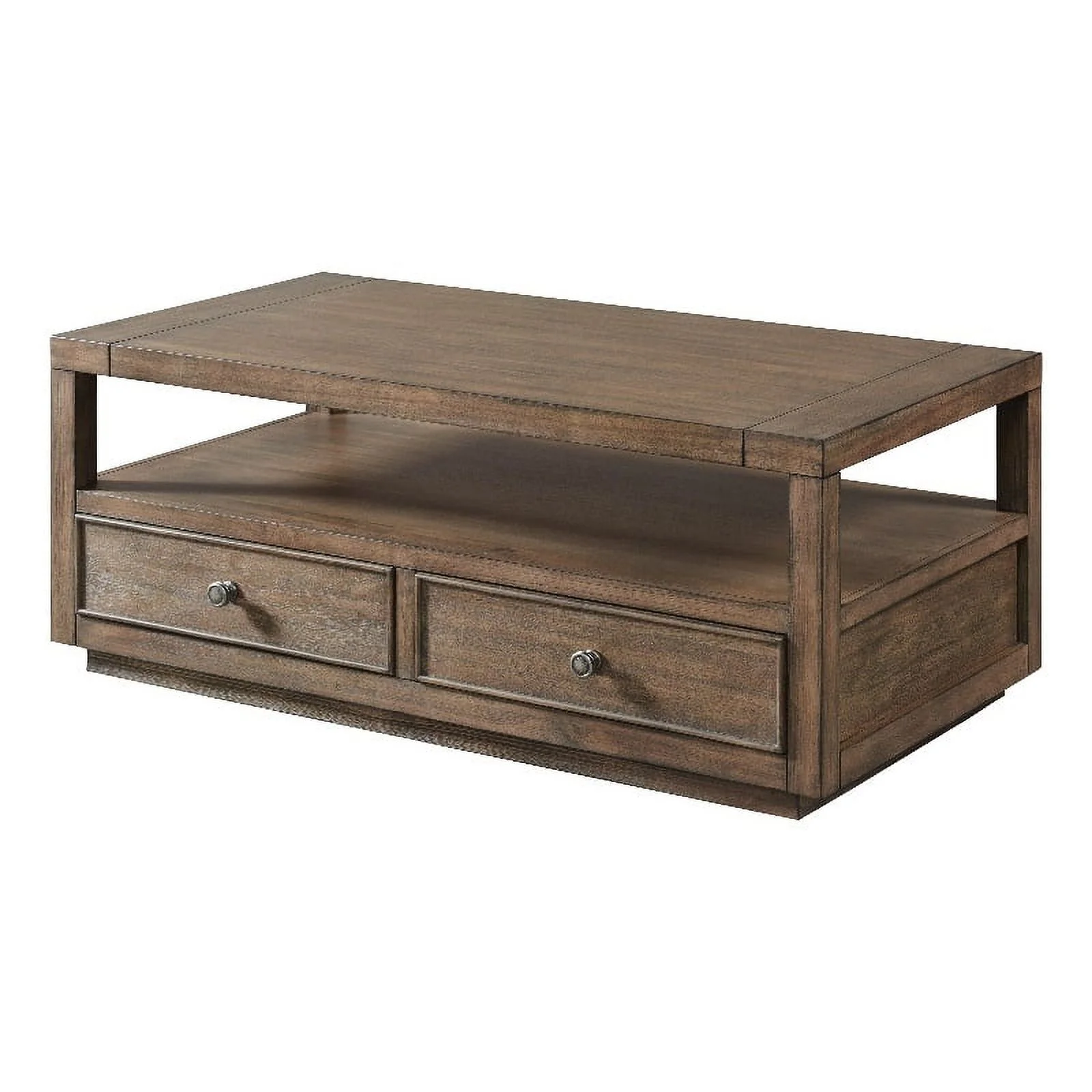 Riverside Furniture Denali  Wood Coffee Table  in Toasted Acacia Brown