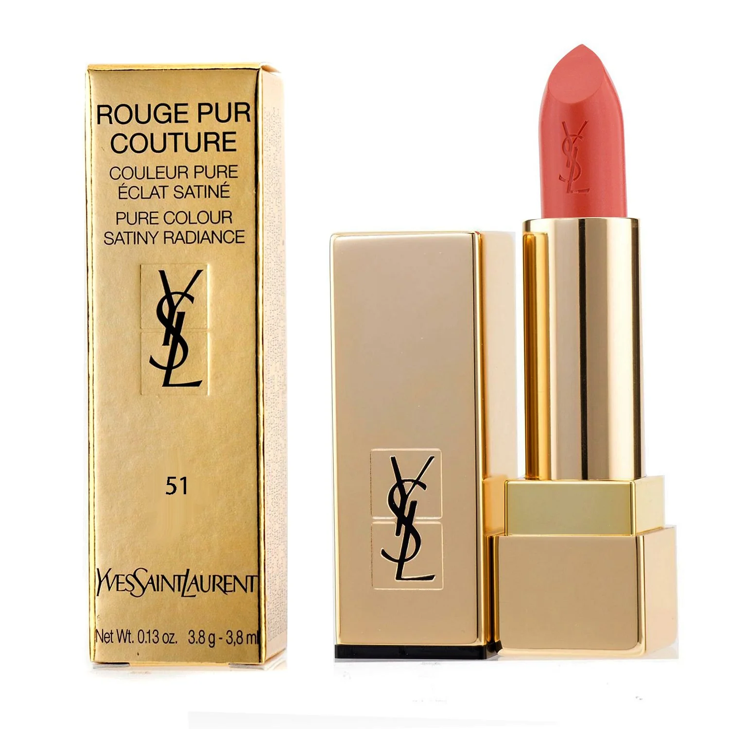 Yves Saint Laurent Rouge Pur Couture - #157 Nu Inattendu  3.8g/0.13oz