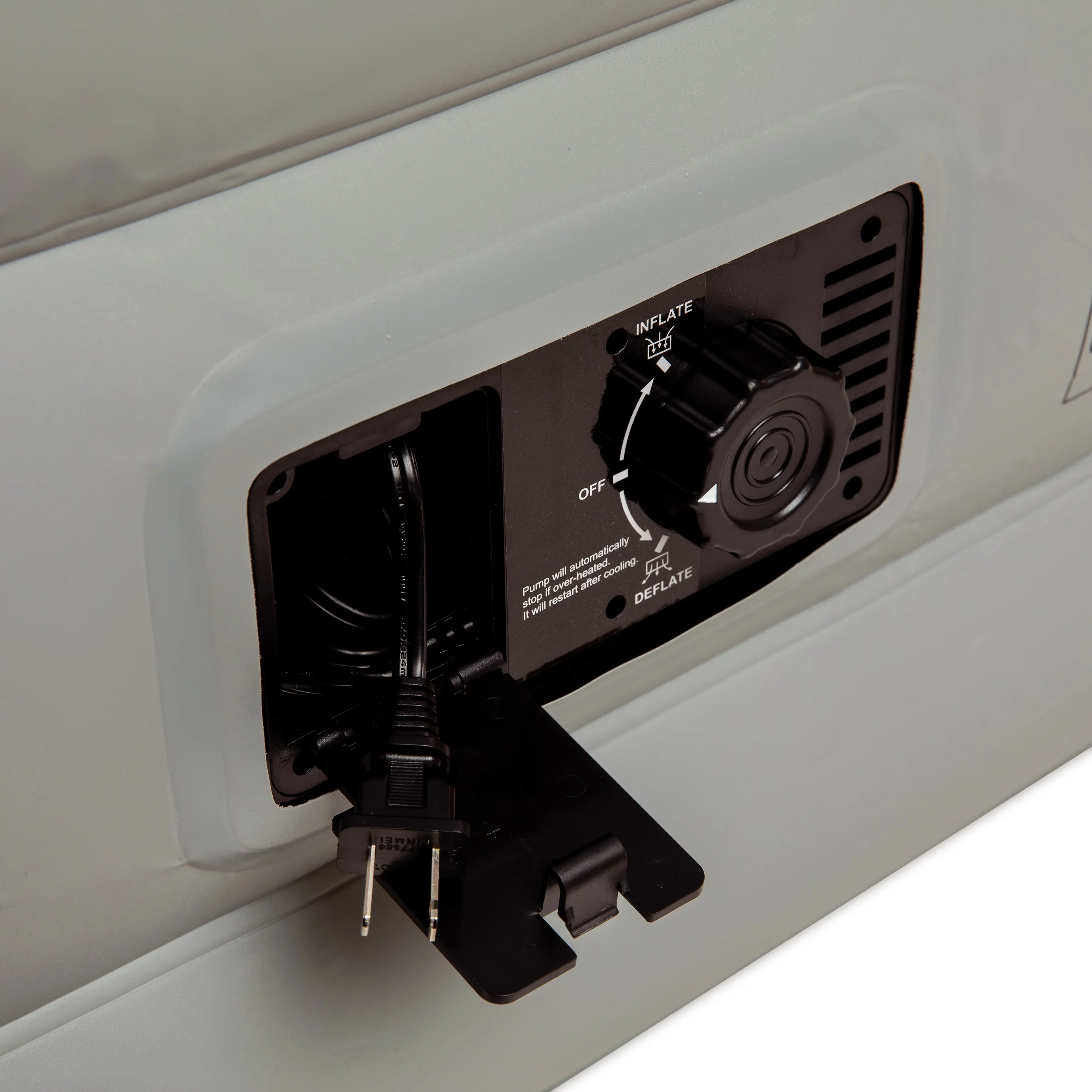 Flash Furniture 18 inch Air Mattress with ETL Certified Internal Electric Pump and Carrying Case - Twin