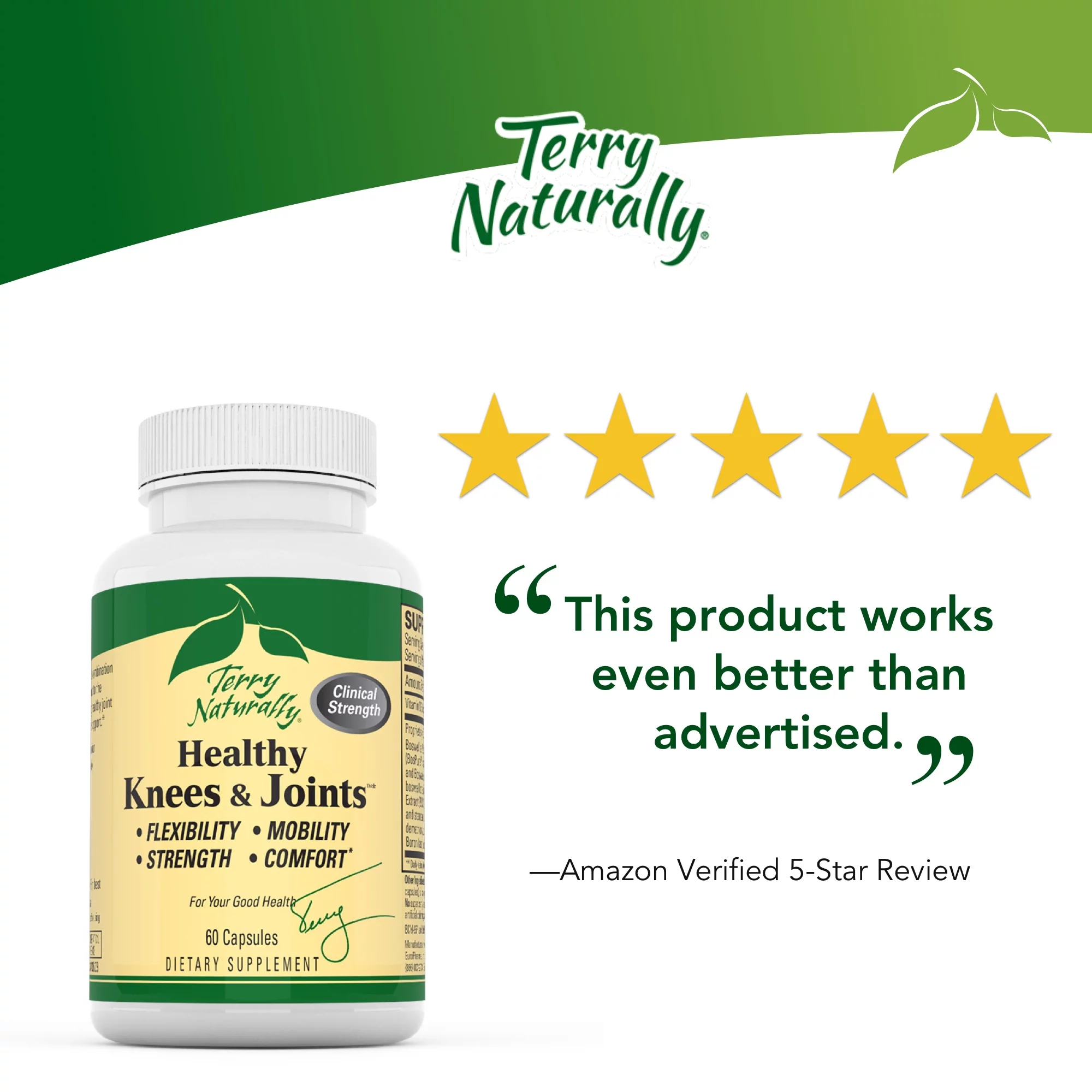 EuroPharma Terry Naturally  Healthy Knees & Joints, 60 ea