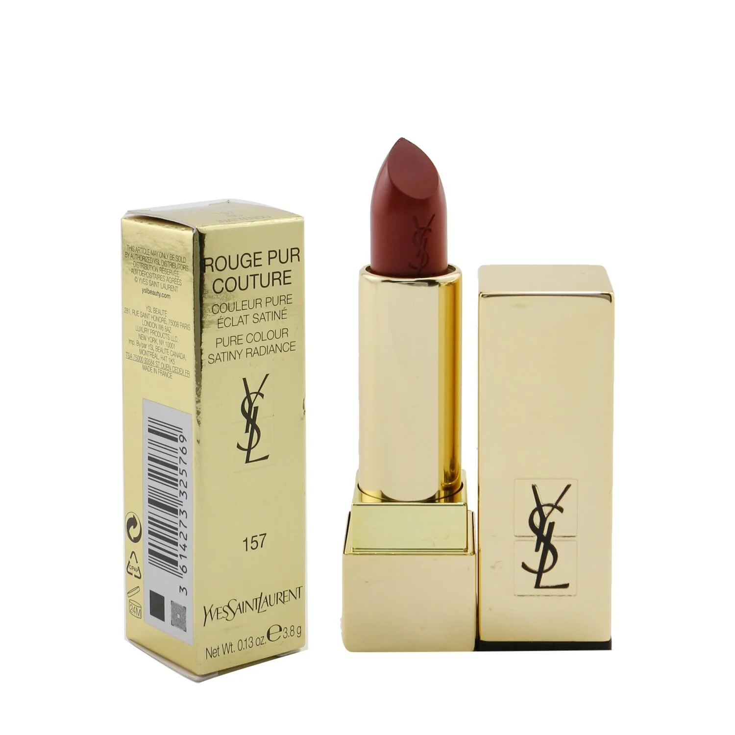 Yves Saint Laurent Rouge Pur Couture - #151 Rouge Unapologetic  3.8g/0.13oz