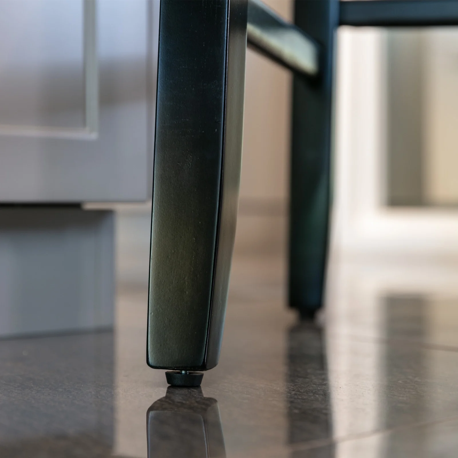 Set of 6 Wingback Upholstered Bar Stools with Nailhead Trim, Velvet Fabric Side Dining Room Chairs with Tufted Button, Living Room Chairs Counter Bar Stools Home Kitchen Island (Grey)