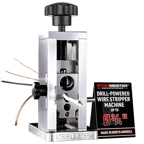 StripMeister Original Drill-Powered Wire Stripper – Wire Sizes Up To Ø3/4
