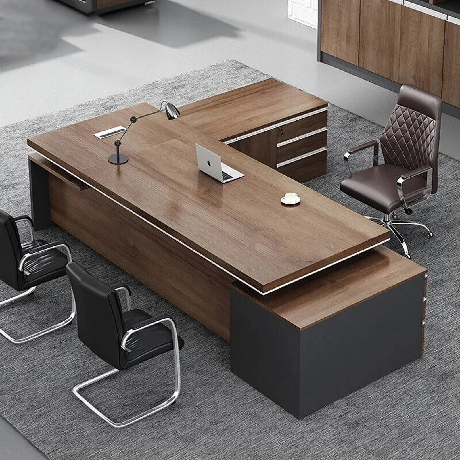 MeetingOffice Desk Computer Storage Conference Corner Work Table Desktop Study Writing Tabla Para Escritorio Salon Furniture