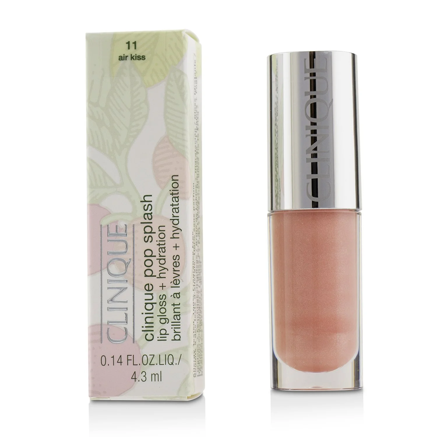 Clinique Pop Splash Lip Gloss + Hydration - # 13 Juicy Apple  4.3ml/0.14oz