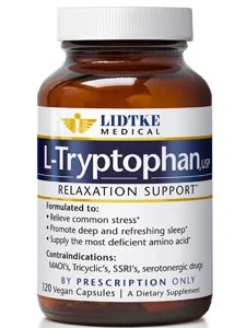 Lidtke Medical L-Tryptophan 120 vegcaps ASD ME