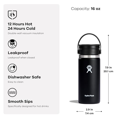 16 Oz Wide Flex Sip Lid Indigo