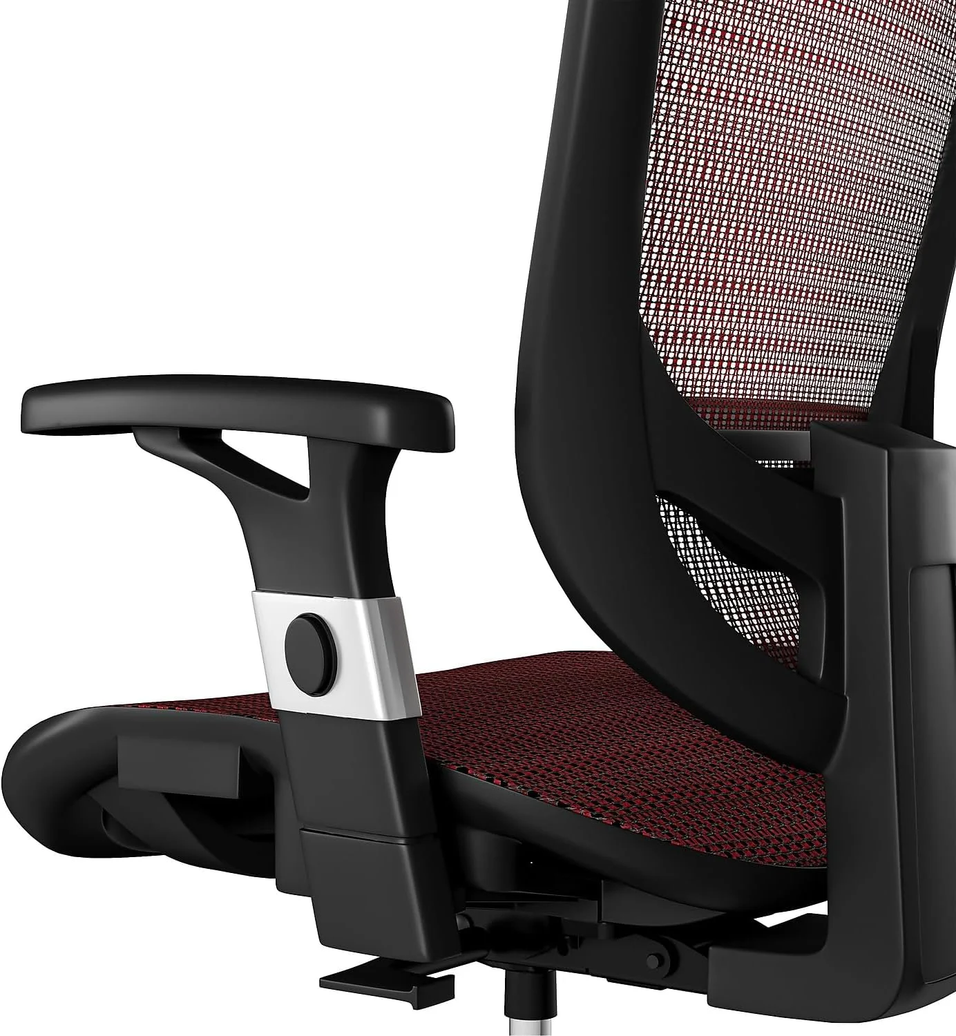 2257054 Mesh Computer And Desk Chair, Red