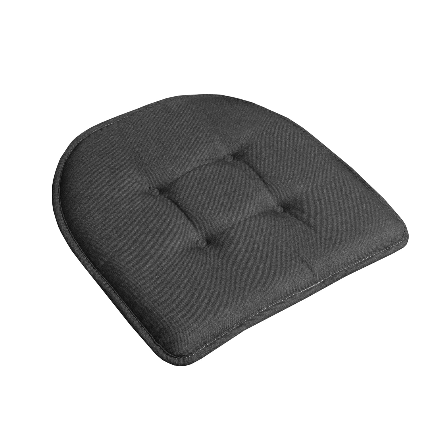 U-Shaped Memory Foam No Slip Back 17 x 16 Chair Pad Cushion 2 Pack