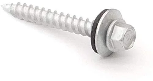 EAGLE 1 (250 Count) Metal Roofing Screws Painted Hex Washer Head Sheet Metal Roof Screw. Self Starting/self Tapping Metal to Wood, Sheet Metal Roofing siding Screws (1.5