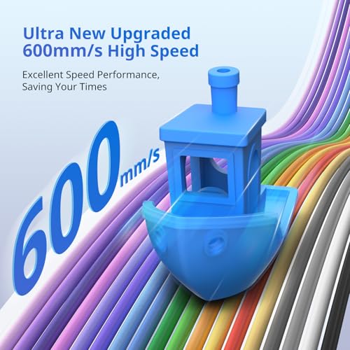 Anycubic Kobra 3 3D Printer Only, Max 600mm/s Print Speed Full-auto Calibration Details Better, Multi-Color 3D Printing Need with Additional Anycubic ACE Pro, Explore Endless Fun 9.8