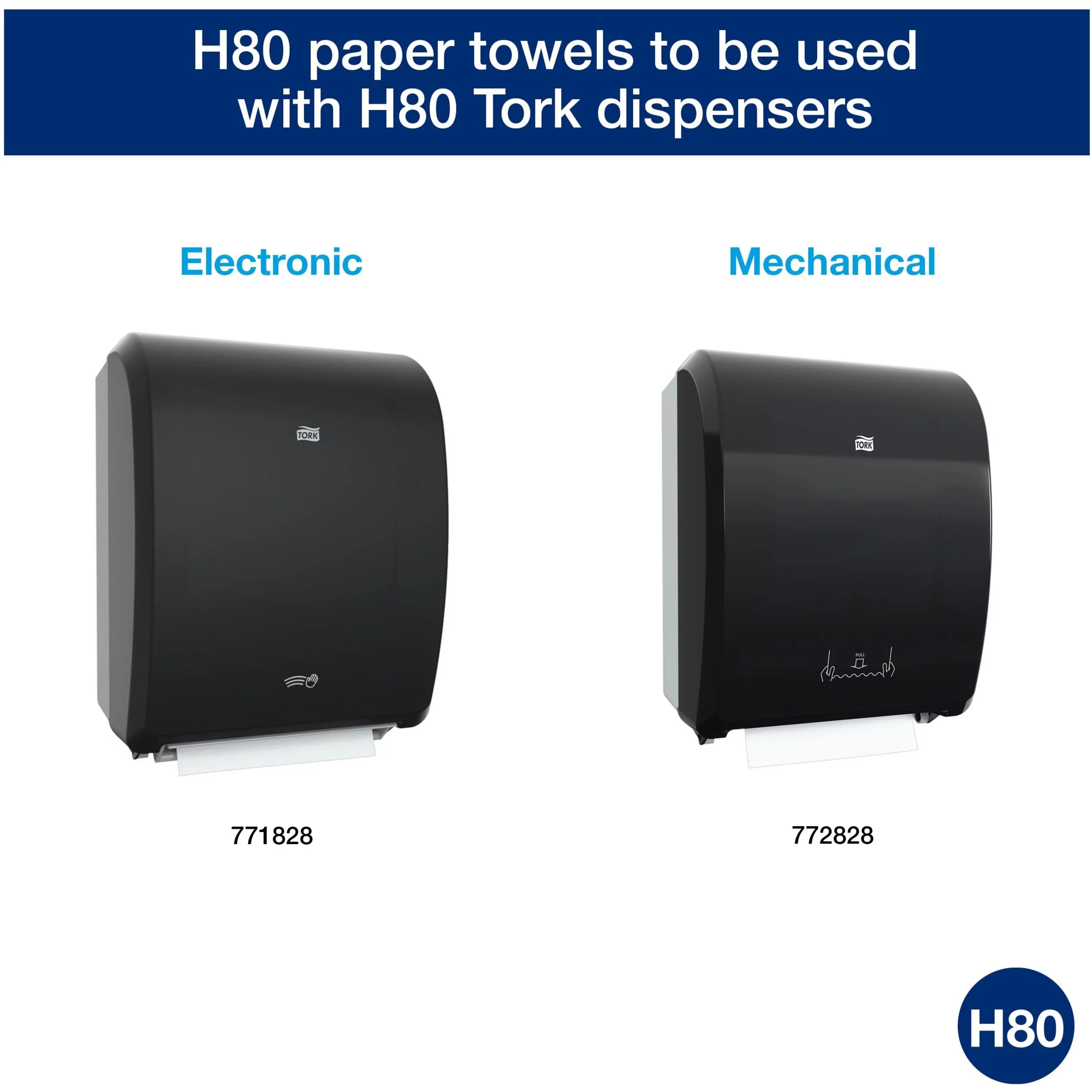 Tork Advanced Hand Towel Roll Notched, 8