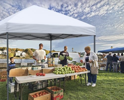 ABCCANOPY Pop Up Canopy - Outdoor Patio Portable Canopy Tent Heavy Duty for Backyard and Deck with 4 Sandbags(White, 10x10)