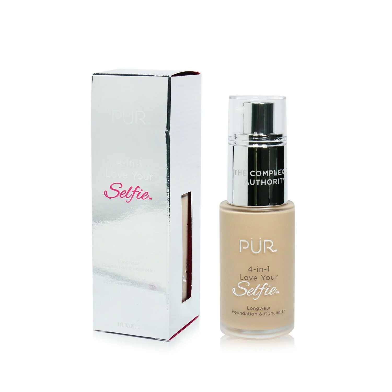 PUR (PurMinerals) 4 in 1 Love Your Selfie Longwear Foundation & Concealer - #TP2 Warm Nude (Light Tan Skin With Pink Undertones)  30ml/1oz