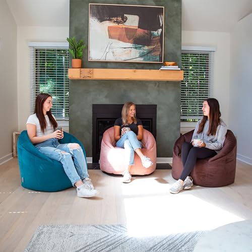 Big Joe Milano Lenox Denim Cobalt Beanbag Chair