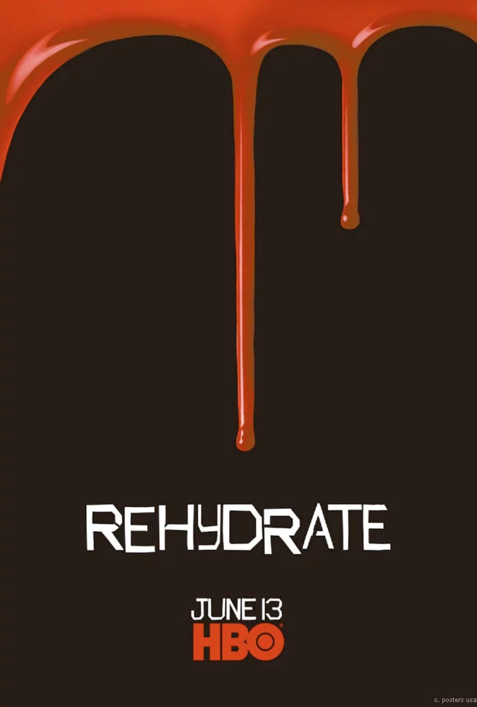 True Blood Poster Rehydrate Metal Print 12x16 Large Print on Metal 12x16 Square Adults Best Posters