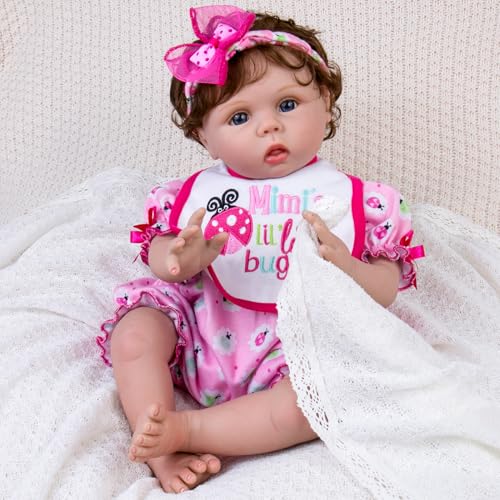 Aori Lifelike Reborn Baby Dolls - Realistic Baby Dolll 20 inch Real Life Girl Newborn Doll, Coming with Gift Box Set for Kids 3+