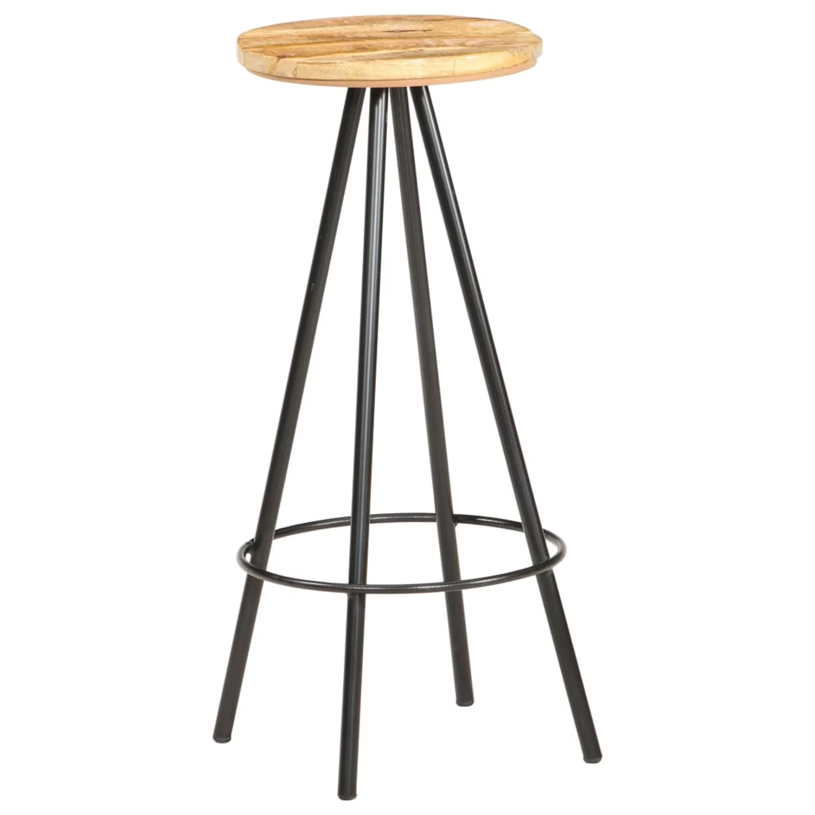 Suzicca Bar Stools 2 pcs Rough Mango Wood