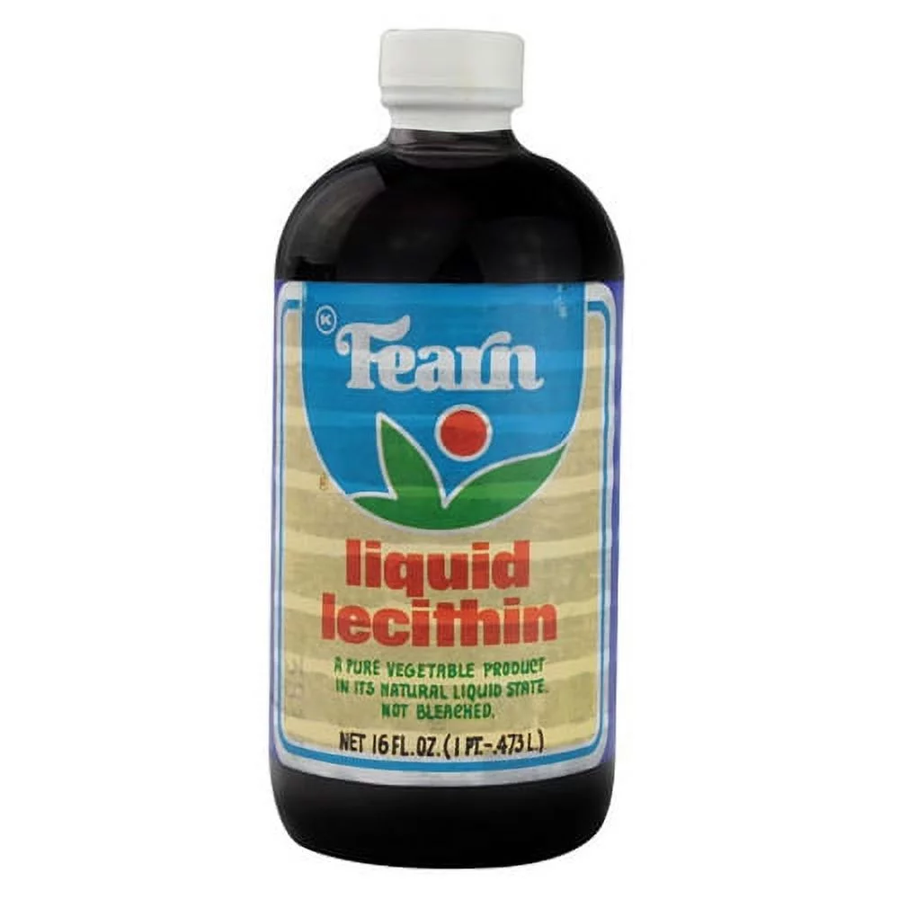 Fearn Liquid Lecithin, Natural Liquid State - 16 Oz, 3 Pack