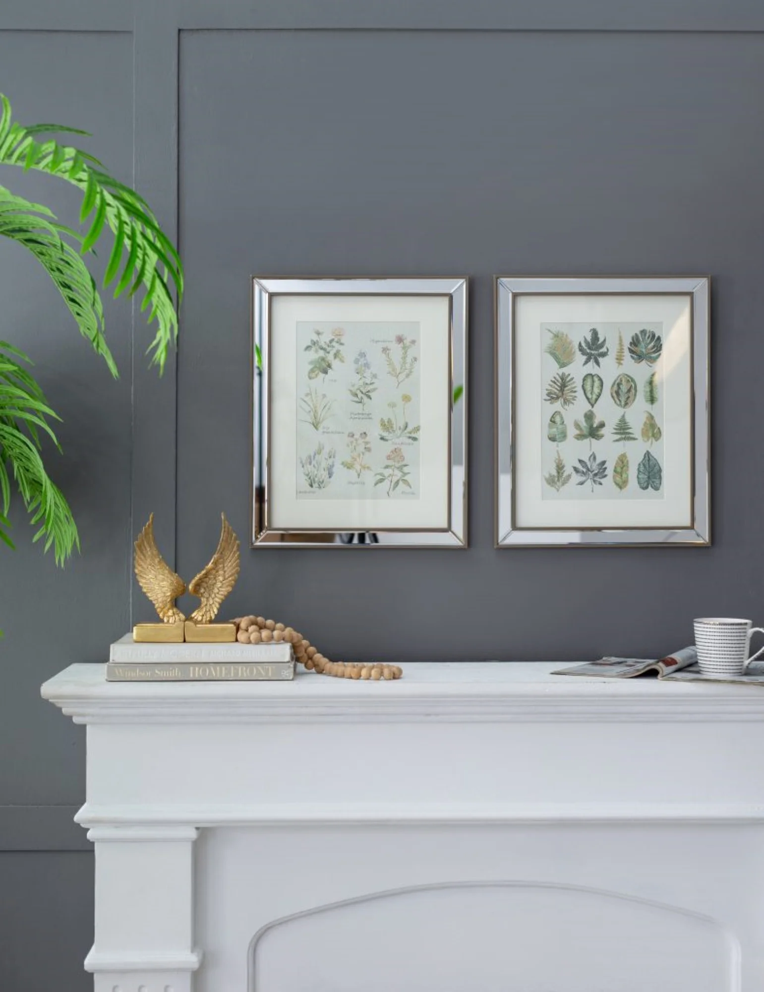 CC Home Furnishings Botanical Framed Wall Art - 19.75