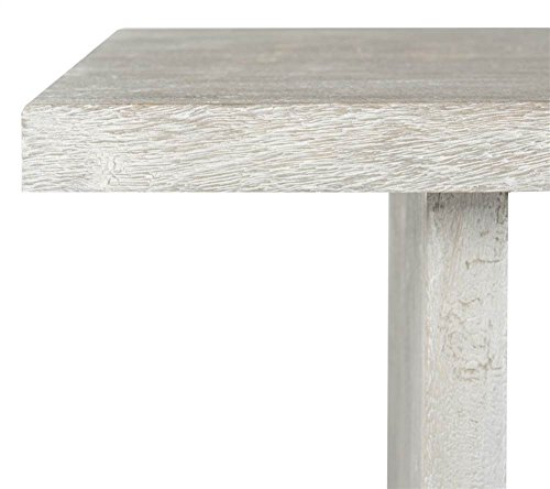 SAFAVIEH Home Collection Senjo Rouge Rattan Coffee Table, 0, Grey