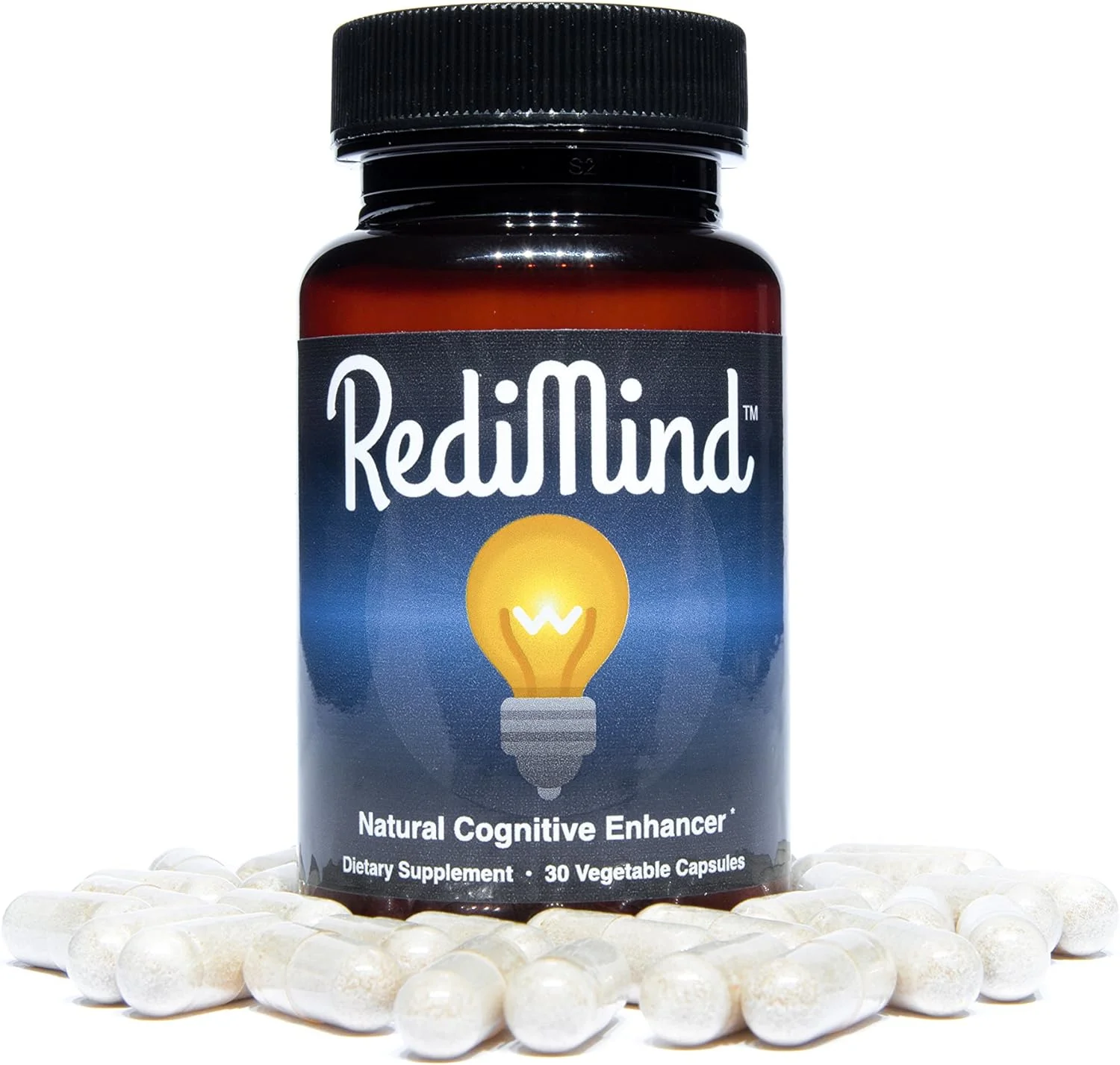 RediMind - Natural Cognitive Enhancement Supplement - Non-GMO, Vegan, Gluten-Free