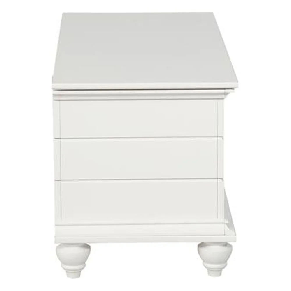 Linon Whitehurst Wood Cedar Chest in White