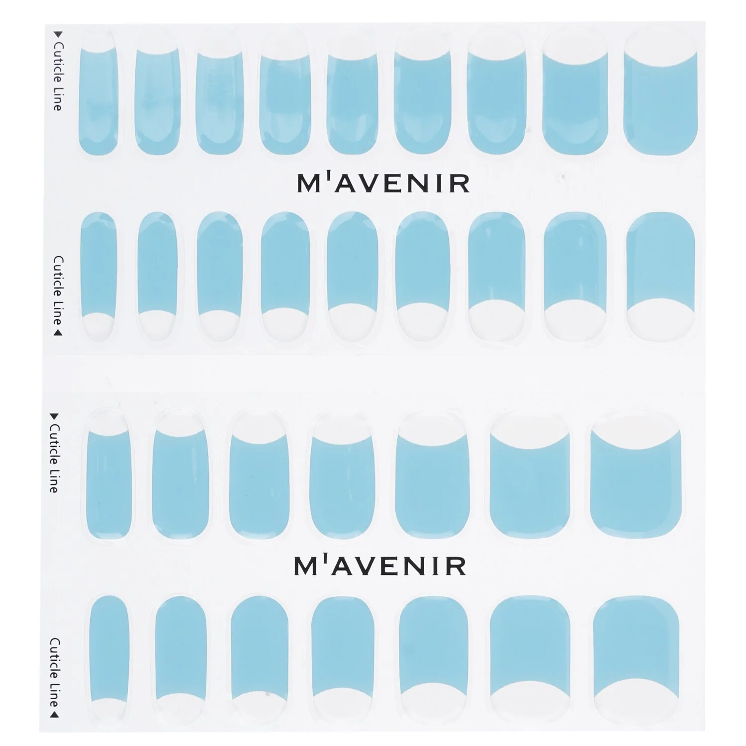 Mavenir Nail Sticker (Blue) - # Classic Navy Nail  32pcs
