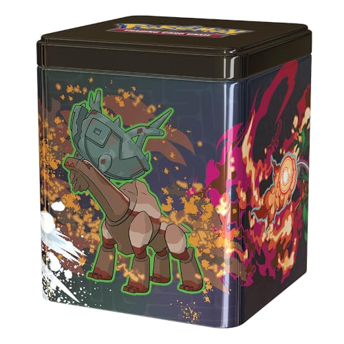 Pokemon TCG: Stacking Tin (Q1 2025) - 3 Packs, Stickers (Random Design)
