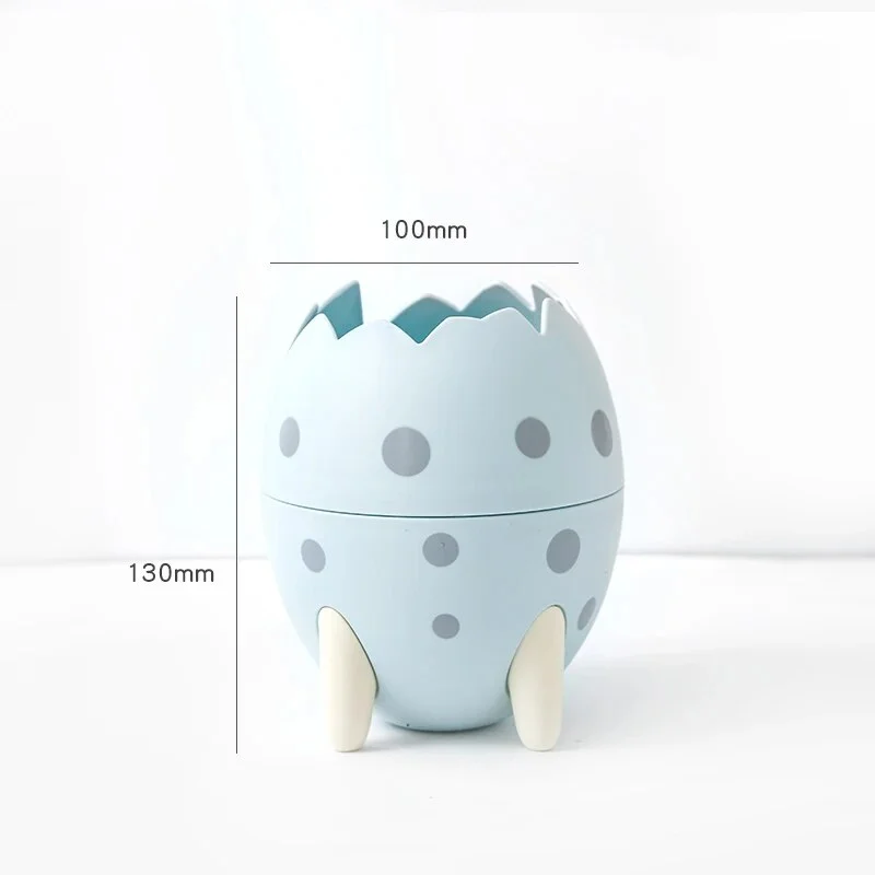 Kawaii dinosaur egg pen holder large capacity cute cartoon desktop stationery storage box office multi-function pen holder