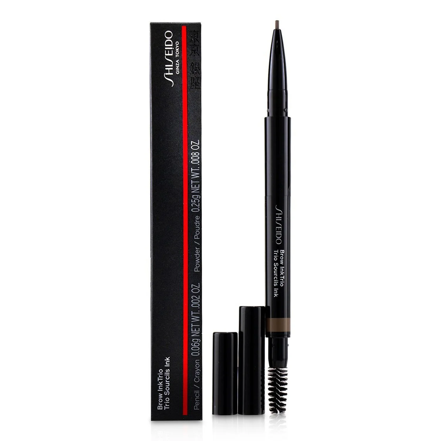 Shiseido 【1+1 Set】Brow InkTrio - # 04 Ebony     0.31g/0.01oz