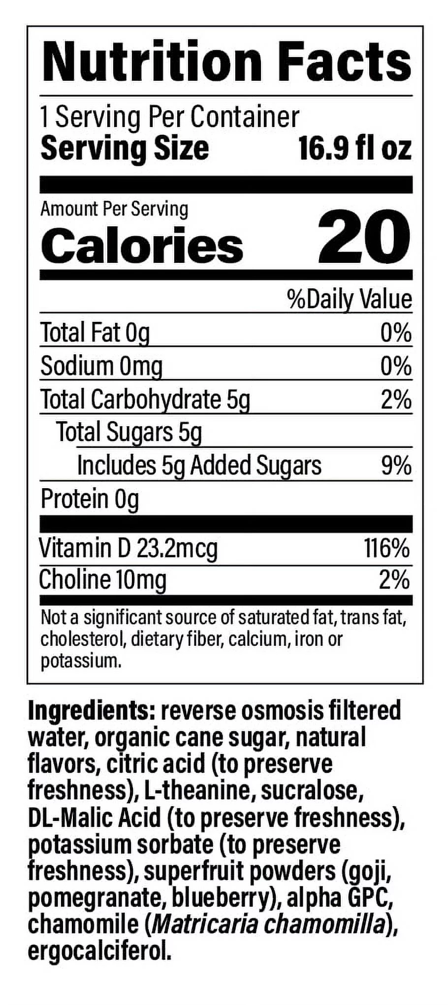 neuroBLISS, Raspberry, Stress Reducing Beverage; 16.9 Fl Oz (Pack of 12)