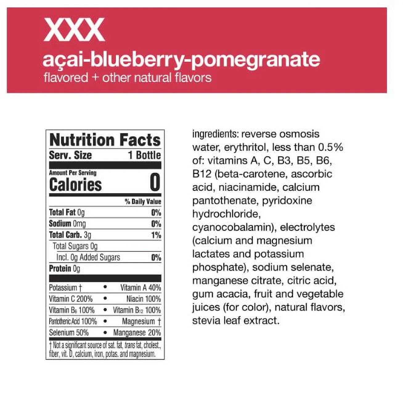 Glaceau Vitaminwater Zero Variety Pack Nutrient Enhanced Water (20 fl. oz., 20 pk.)