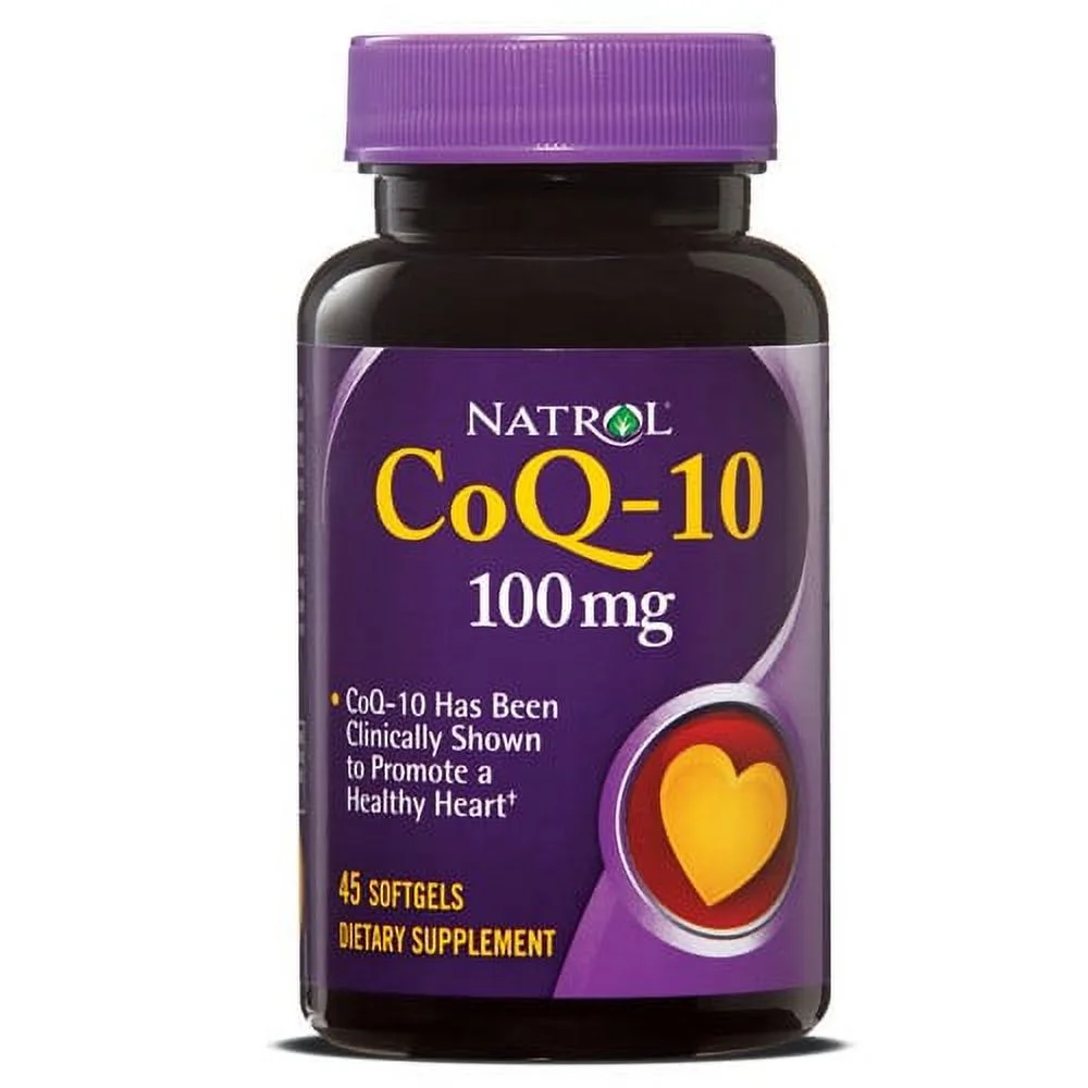 Natrol CoQ-10 100mg Softgels, 45 Ct
