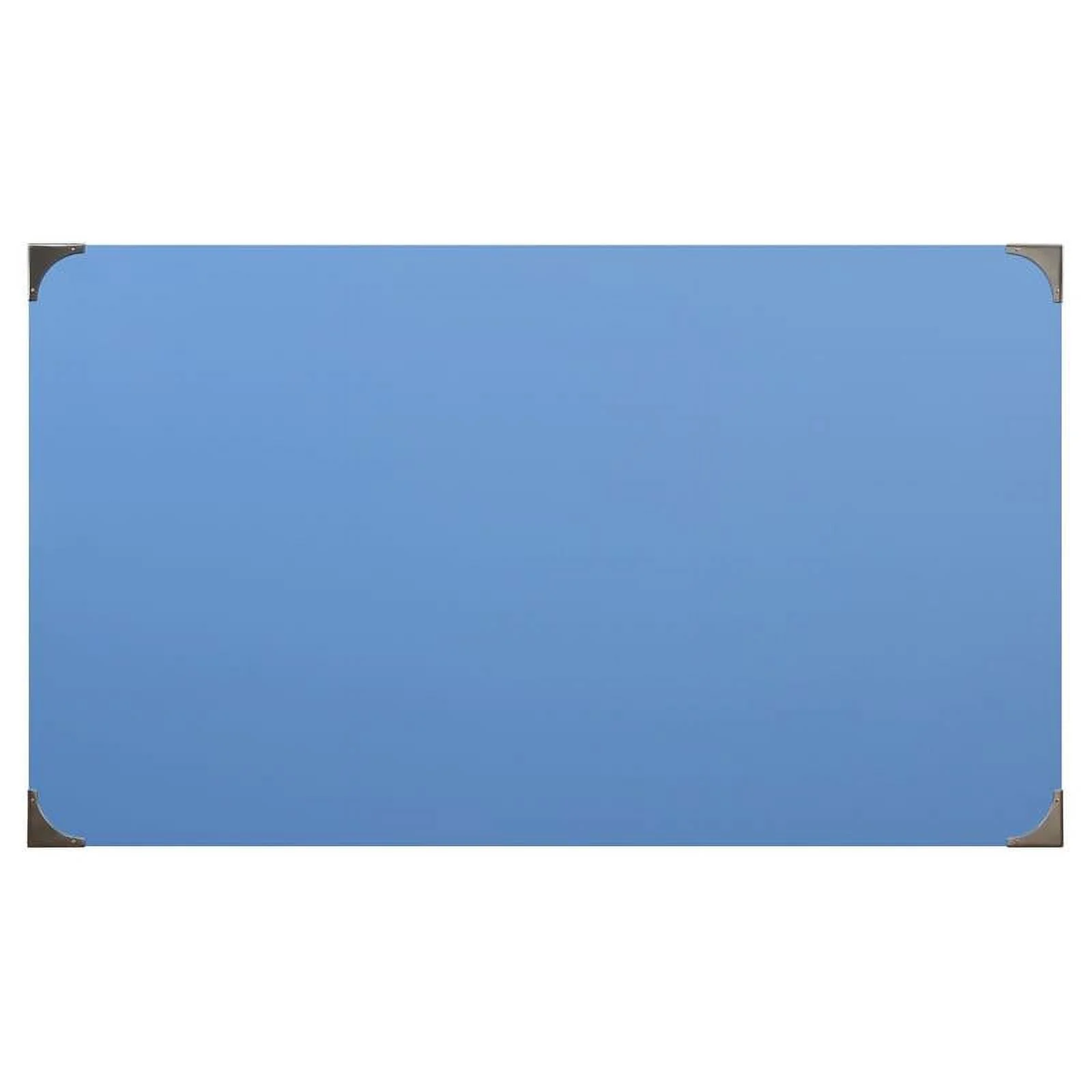 UrbanPro Wooden Rectangular 2-Drawer Writing Desk with X-Shaped Base in Blue