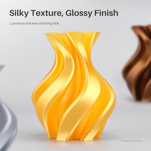 ELEGOO Silk PLA Filament 1.75mm Dual Color Blue Green 1KG, Shiny 3D Printer Filament Dimensional Accuracy +/- 0.05mm, 1kg Spool(2.2lbs) Fits for Most FDM 3D Printers