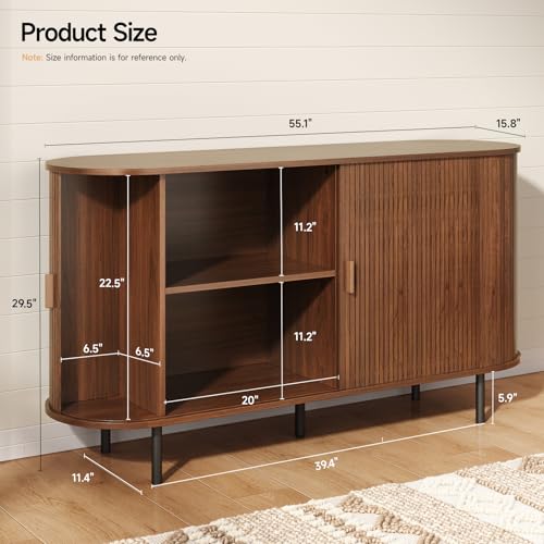 Sideboard Buffet Cabinet with Storage, 40
