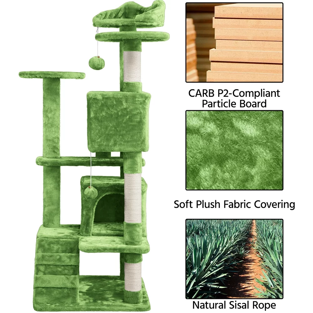 Smile Mart Upholstered 6-Level 54