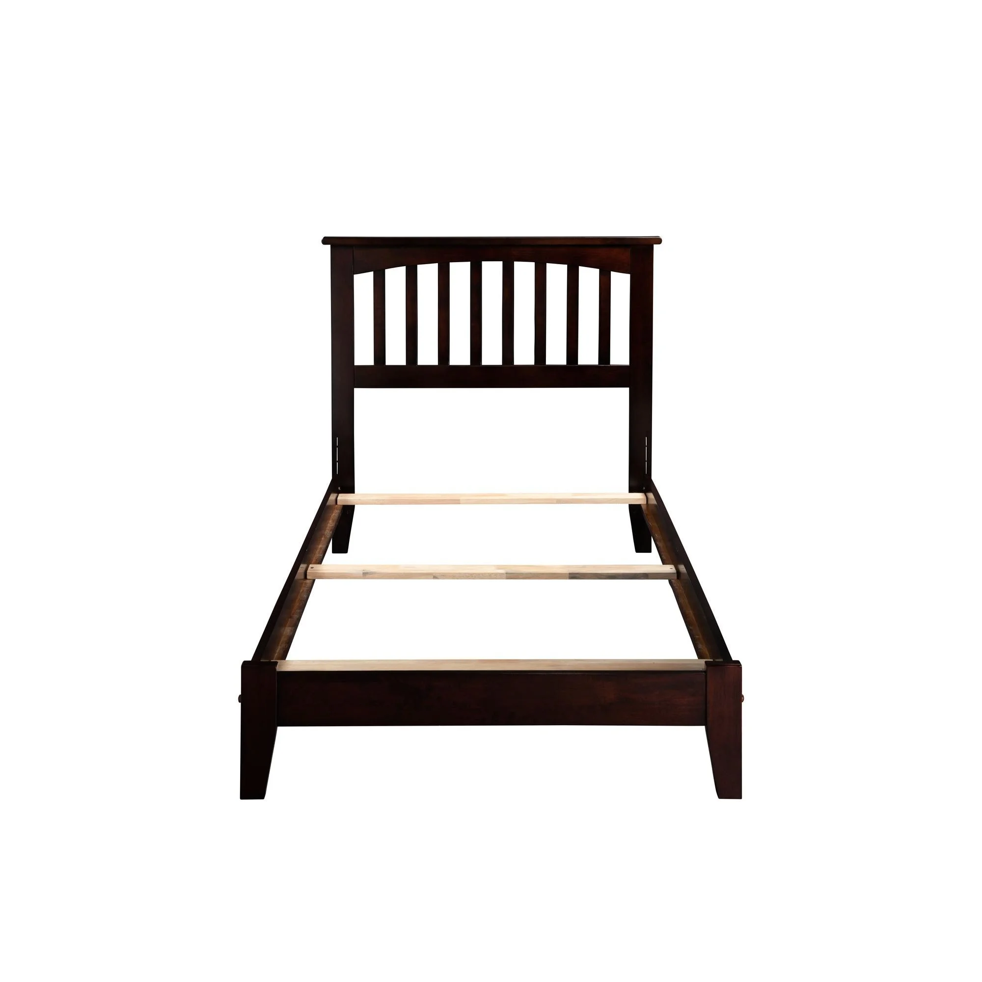 Mission Traditional Bed in Multiple Colors and Sizes
