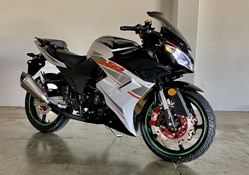 BELMONTE BIKES Venom X22R 250CC CBR Sport Bike Motorcycle, 5-Speed, Full-Size Ninja 17