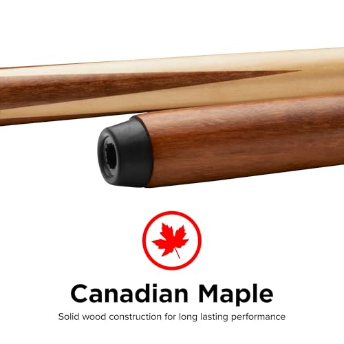 Viper by GLD Products unisex adult Viper Commercial House, 1 Piece Canadian Maple/Billiard Pool Cue, Brown, 48-Inch 18-Ounce US, 1 Count (Pack of 1)