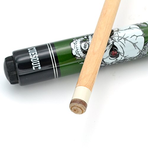 CUESOUL 58 inch 19/20/21 oz 1/2 Maple Pool Cue Stick Kit-Rockin Series